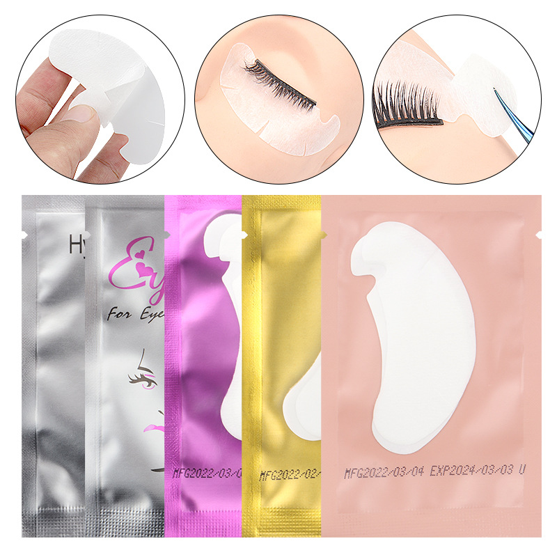 Lash Mapping Sticker - 50 Pairs Eyelash Extension U-shaped Incision