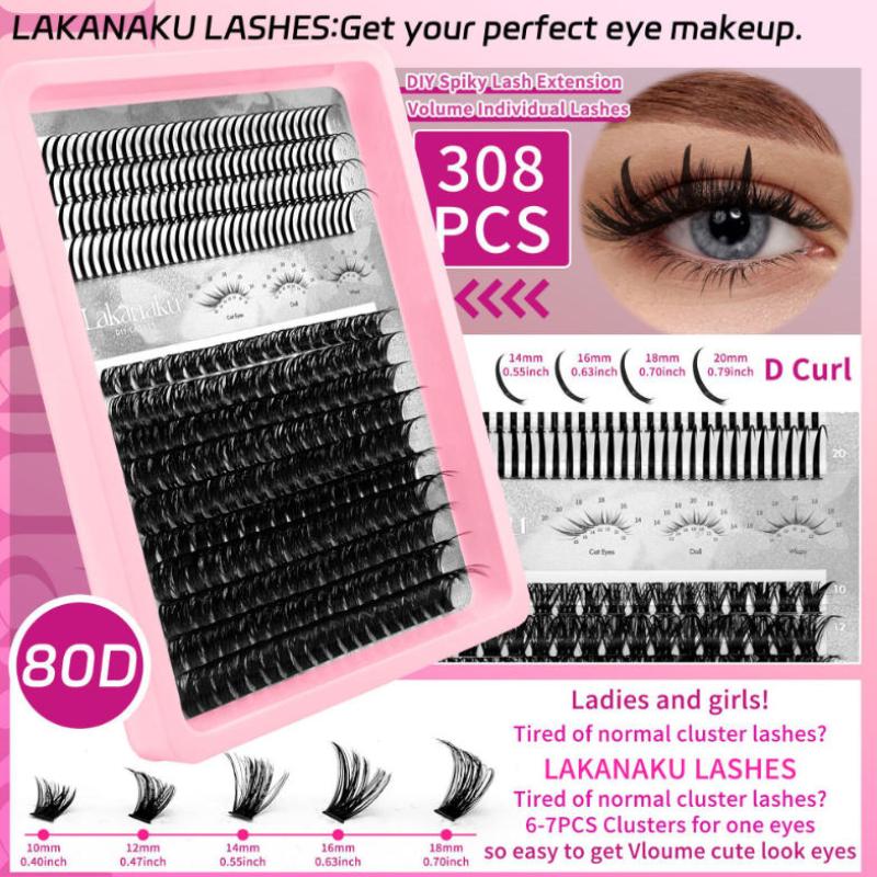 Eyelash Extension Volume Lashes - 1 Set DIY Individual Eyelashes Wispy
