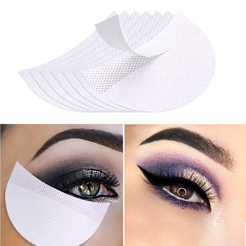 50/100pcs Eyeshadow Shield Und - Lash Mapping Sticker ulasan dan harga