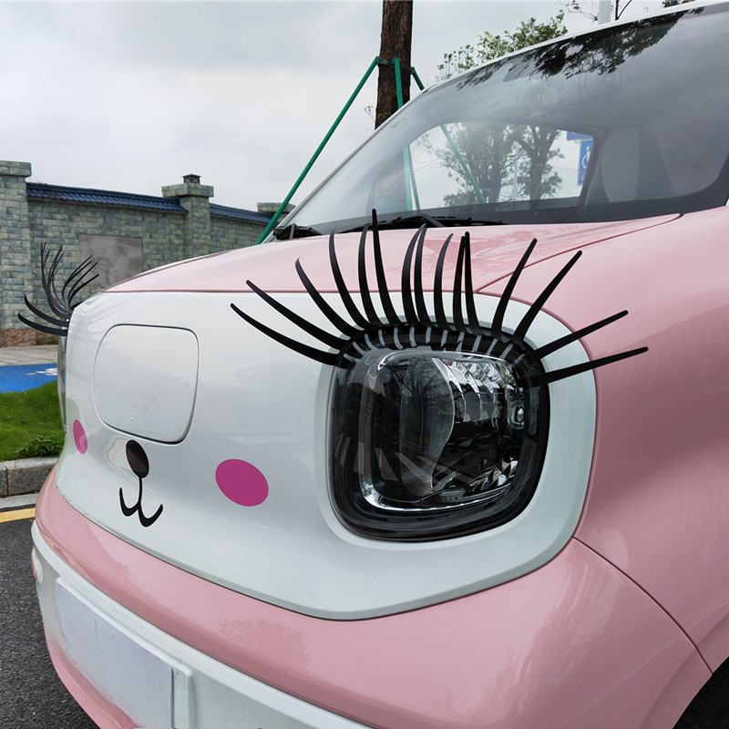 3D Charming Black False Eyelas - Lash Mapping Sticker ulasan dan harga