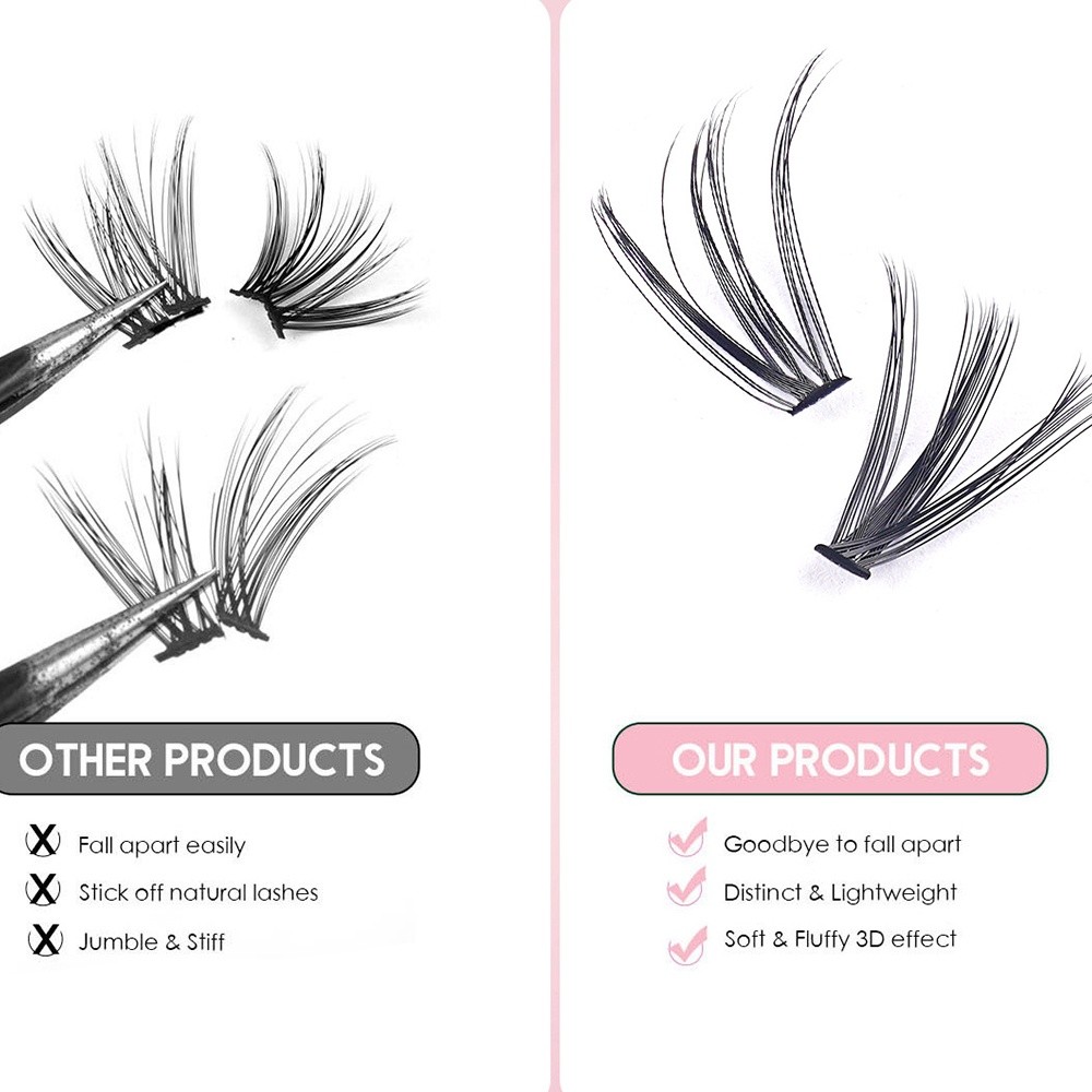 8-16mm Length False Eyelashes  - Eyelash Extension Natural Look ulasan dan harga