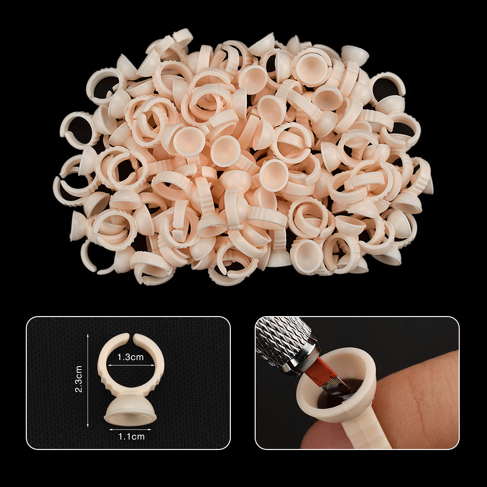 Silicone Permanent Makeup Ring - Eyelash Extension Permanent ulasan dan harga