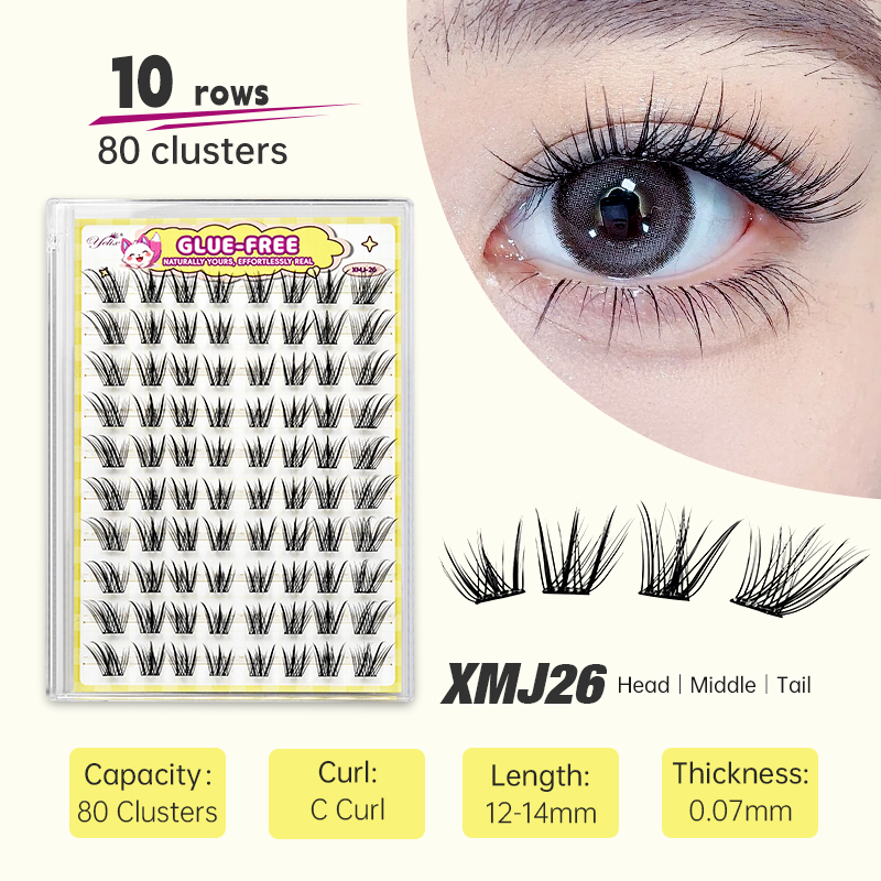 Yelix Fox-style Side Flying Ey - Eyelash Extension Natural Look ulasan dan harga