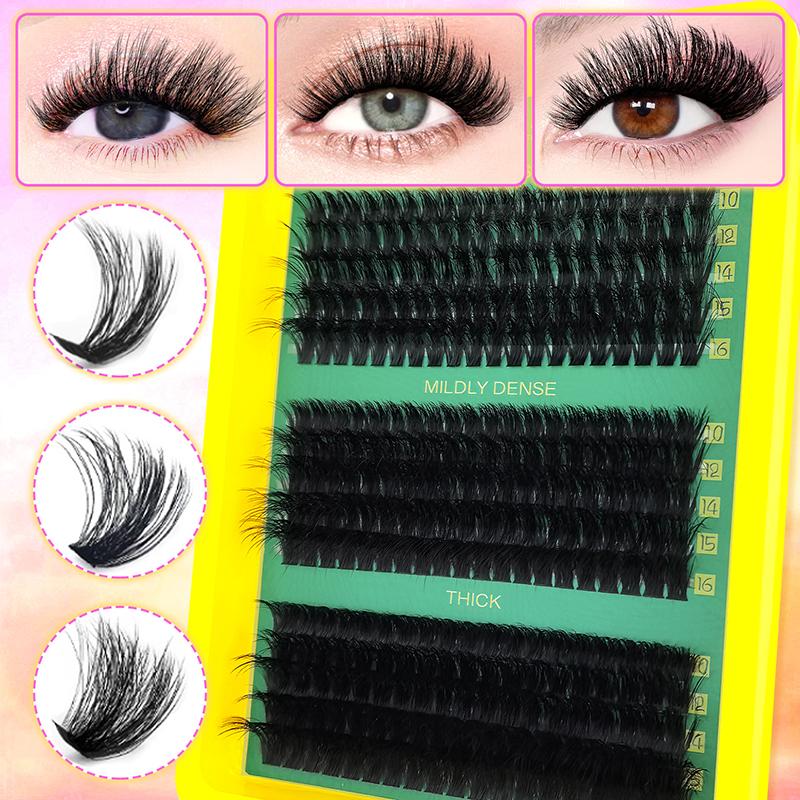1 Set 3D Faux Mink Cluster Las - Eyelash Extension Volume Lashes ulasan dan harga