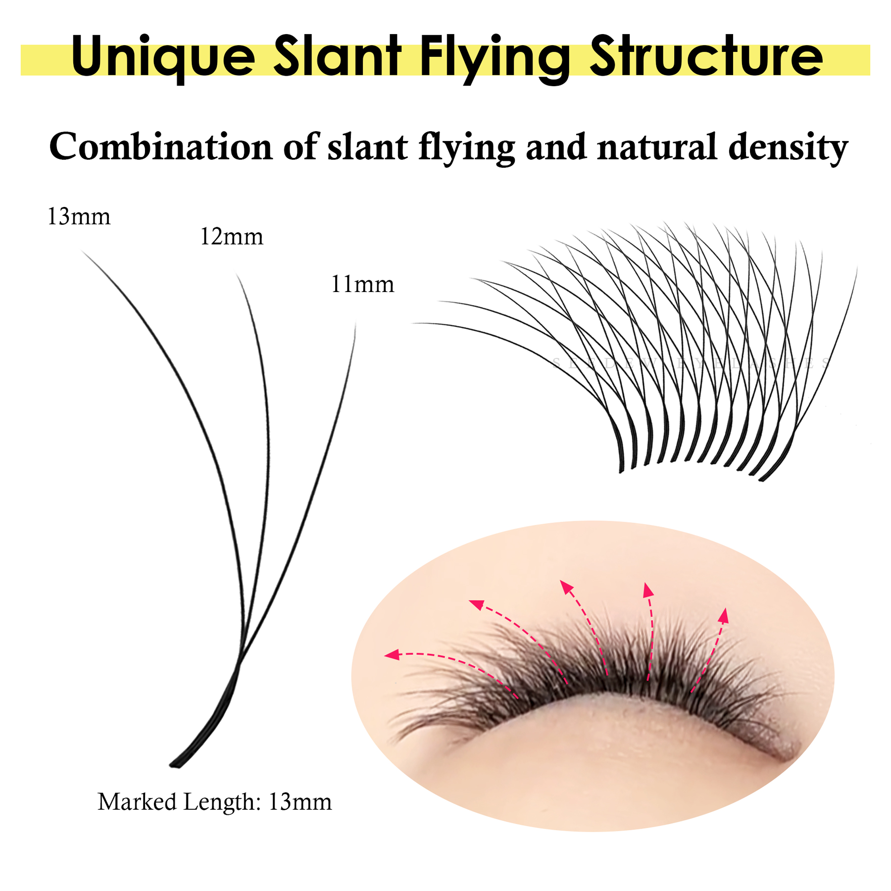 SEEDEW Fox 3D 4D Eyelash Exten - Eyelash Extension Cat Eye Wispy ulasan dan harga