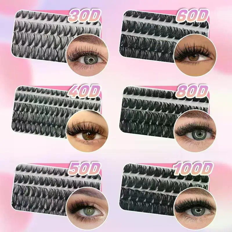 570Pcs Individual Lash Cluster - Eyelash Extension Volume Lashes ulasan dan harga