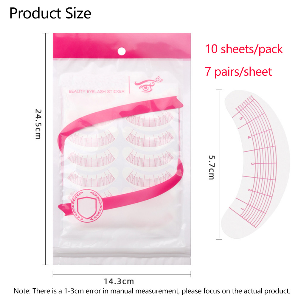 2/5packs Lash Mapping Stickers - Lash Mapping Sticker ulasan dan harga