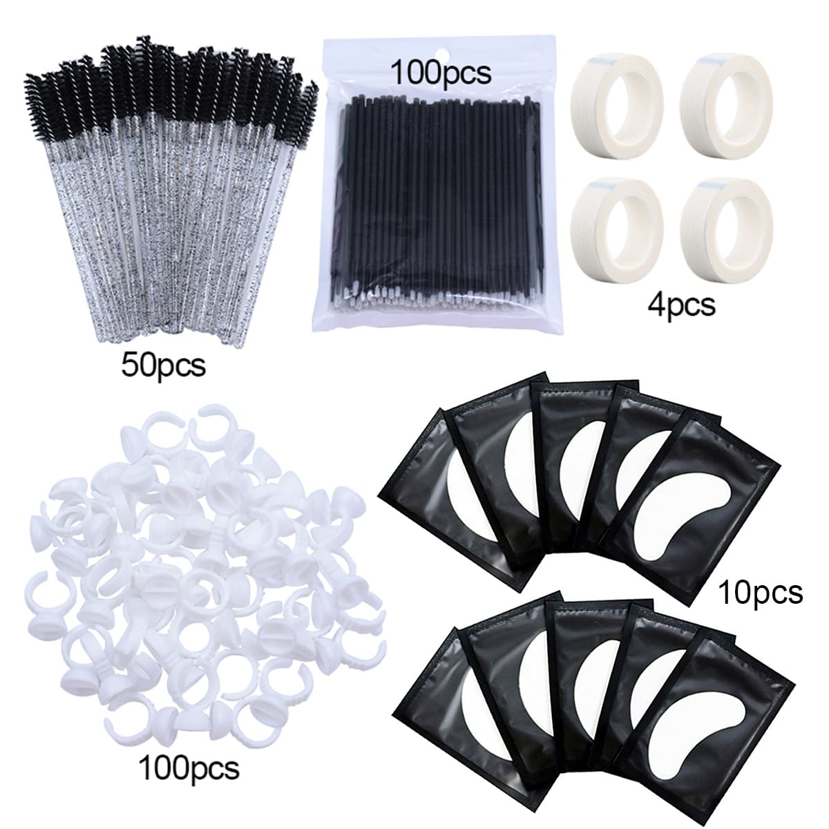 264Pcs Eyelash Extension Tools - Lash Mapping Sticker ulasan dan harga