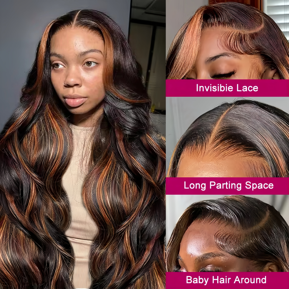 Highlight Body Wave 13x6 HD Om - Eyelash Extension Natural Look ulasan dan harga