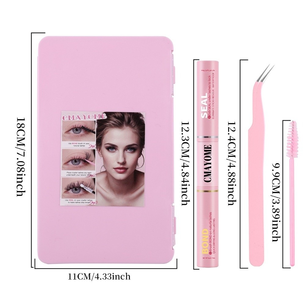 Bond and Seal False Eyelashes  - Eyelash Extension Volume Lashes ulasan dan harga