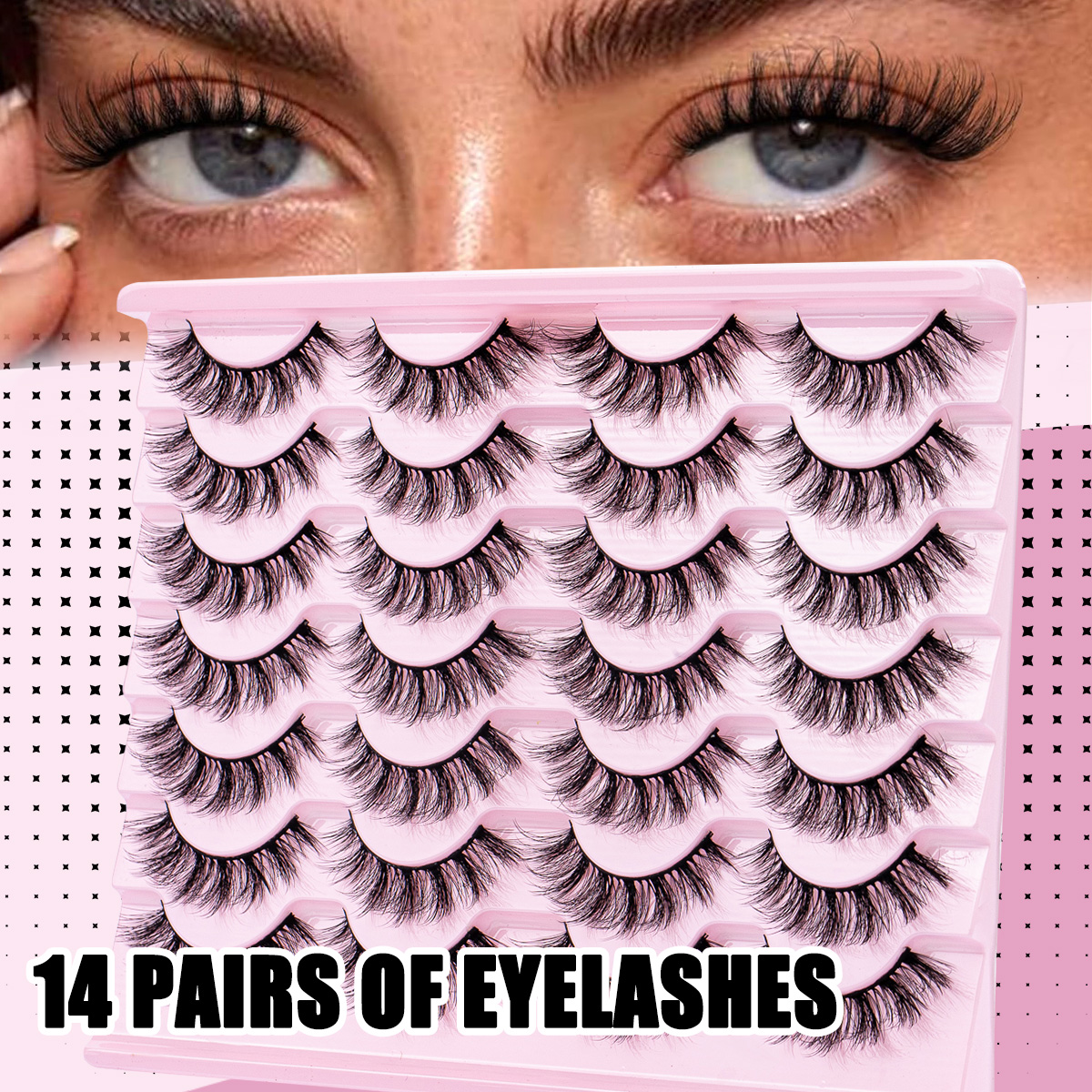 Cat Eye Lashes Faux Mink Eyela - Eyelash Extension Cat Eye Wispy ulasan dan harga
