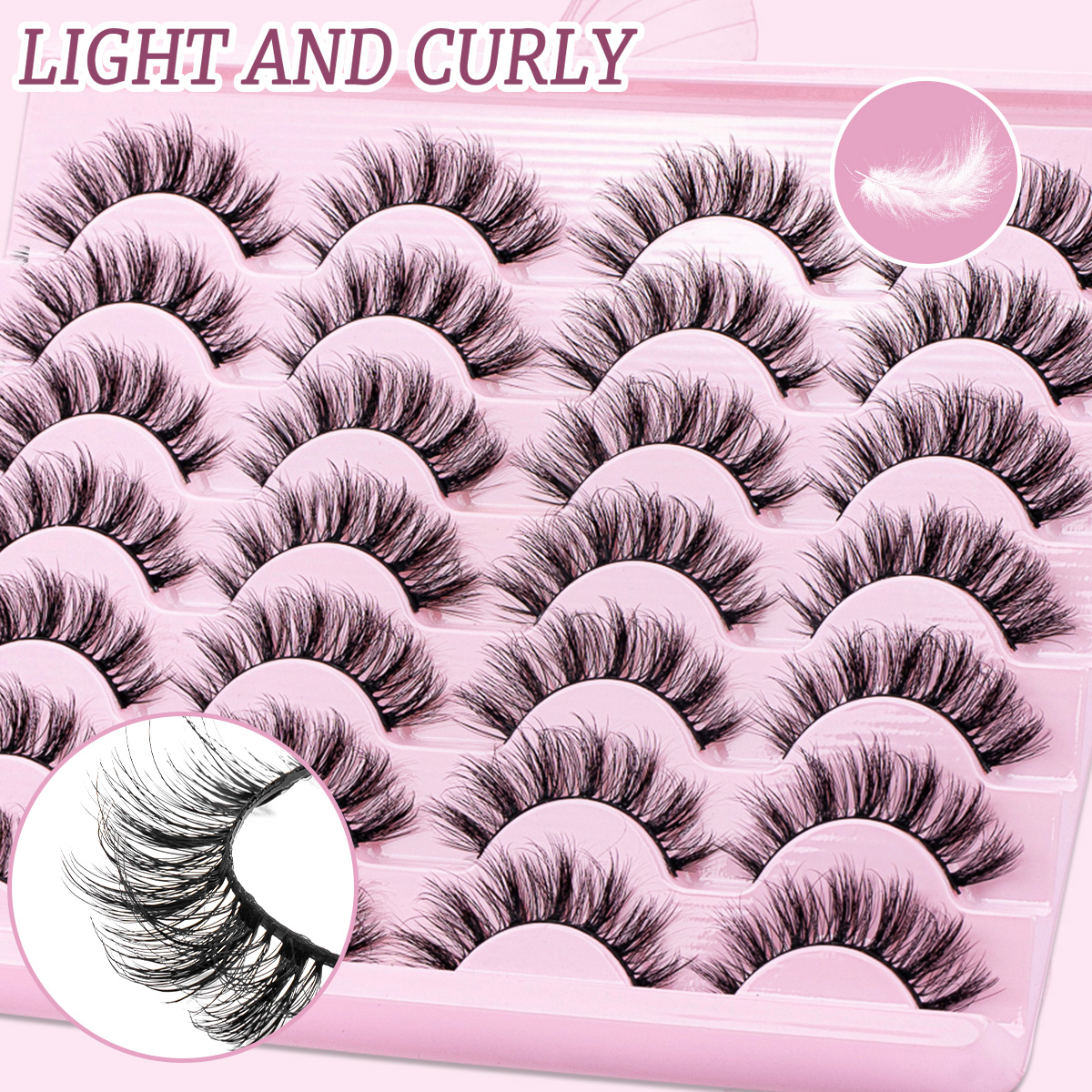 Cat Eye Lashes Faux Mink Eyela - Eyelash Extension Cat Eye Wispy ulasan dan harga