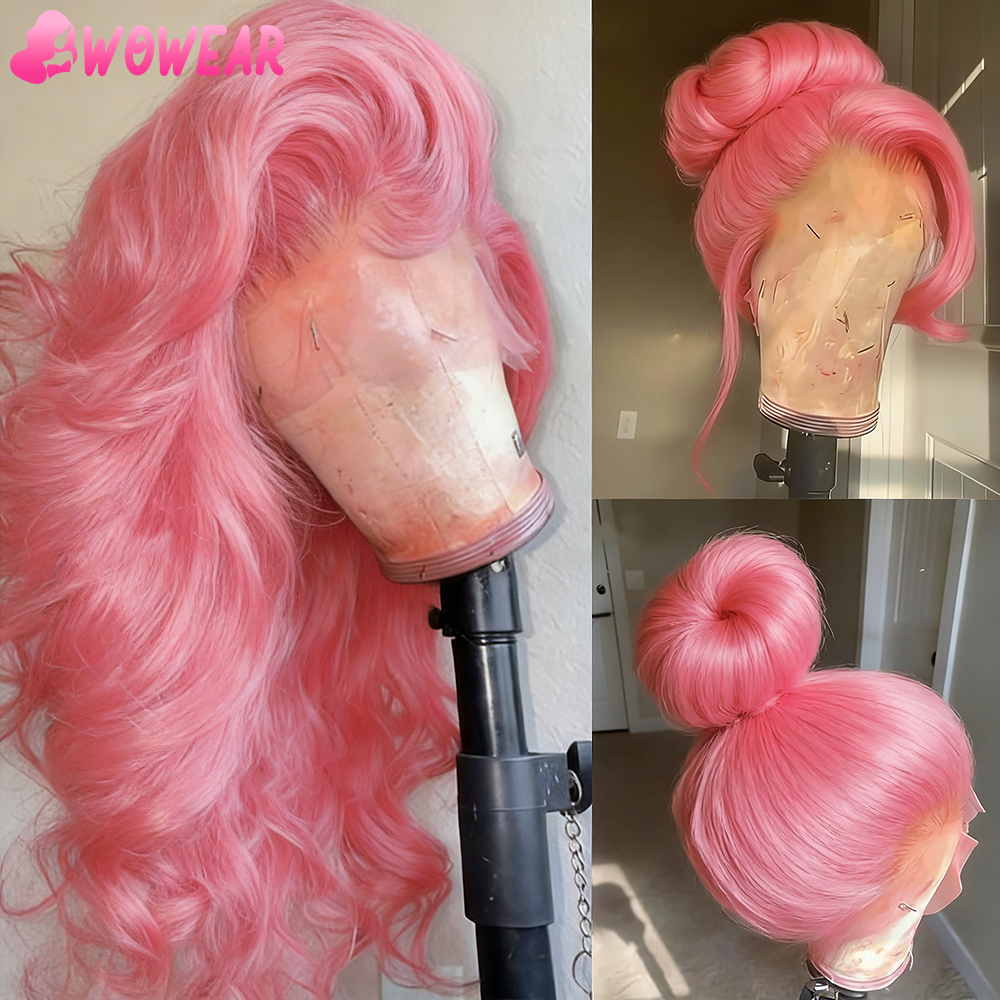 13x4 Body Wave Light Pink Lace - Eyelash Extension Natural Look ulasan dan harga