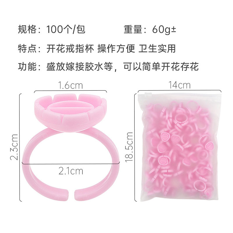 100Pcs Disposable Eyelash Exte - Eyelash Extension Volume Lashes ulasan dan harga