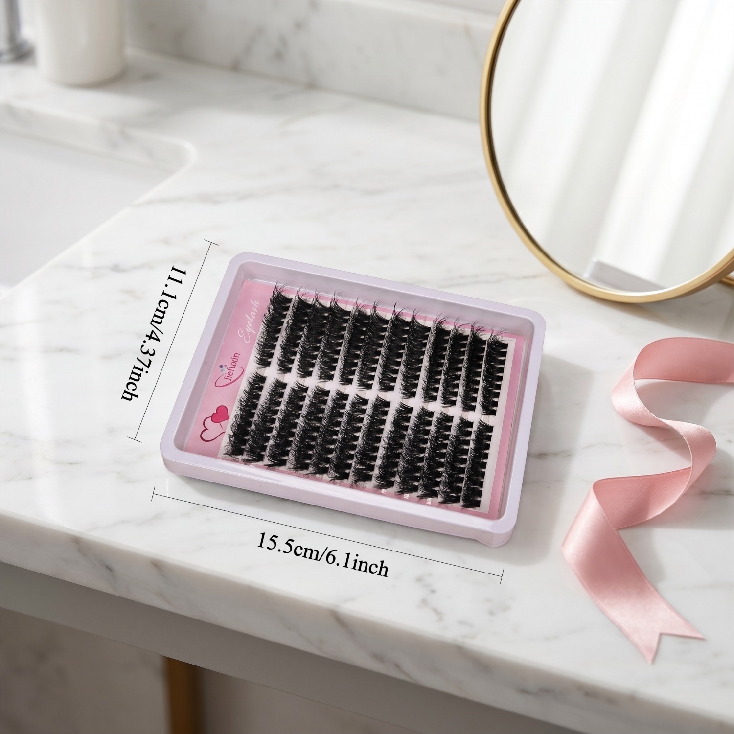 Fluffy Volume Cluster Lashes C - Eyelash Extension Cat Eye Wispy ulasan dan harga