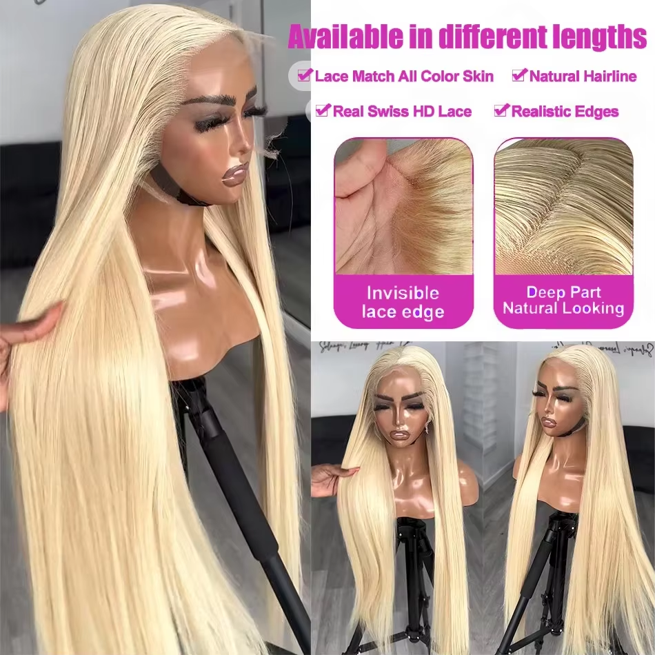 38 inch 613 Blonde 200% Densit - Eyelash Extension Natural Look ulasan dan harga