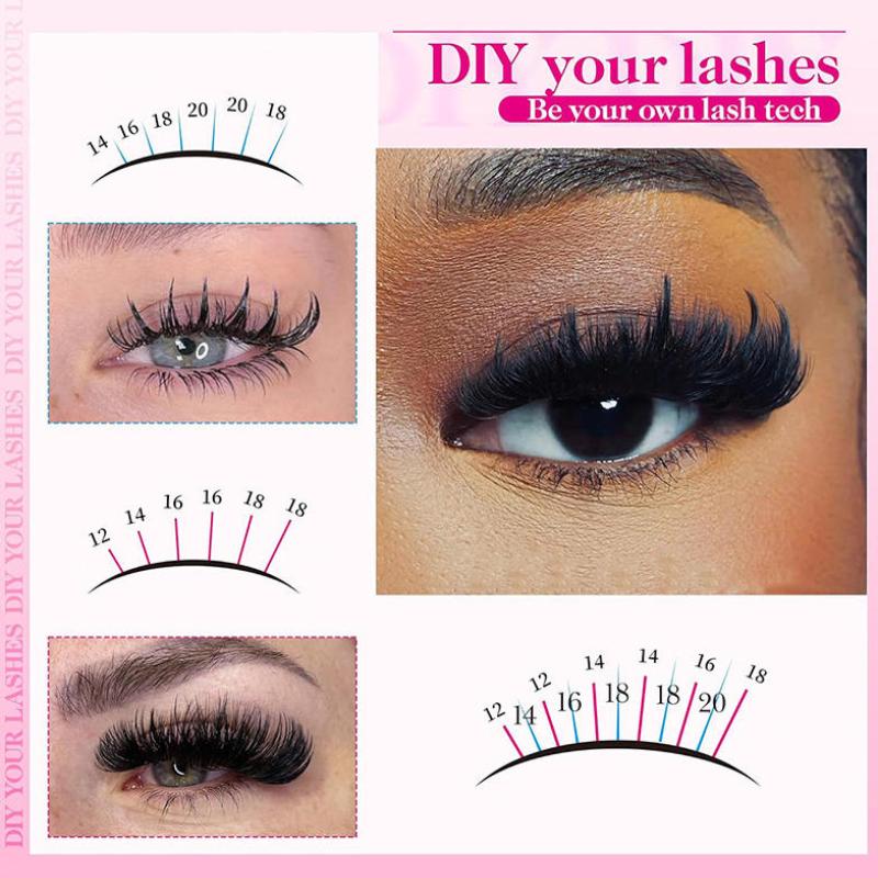 Volume Lash Clusters Mink Wisp - Eyelash Extension Volume Lashes ulasan dan harga
