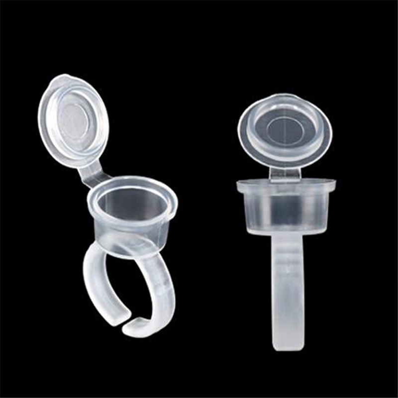 Transparent Tattoo Ink Rings C - Eyelash Extension Permanent ulasan dan harga