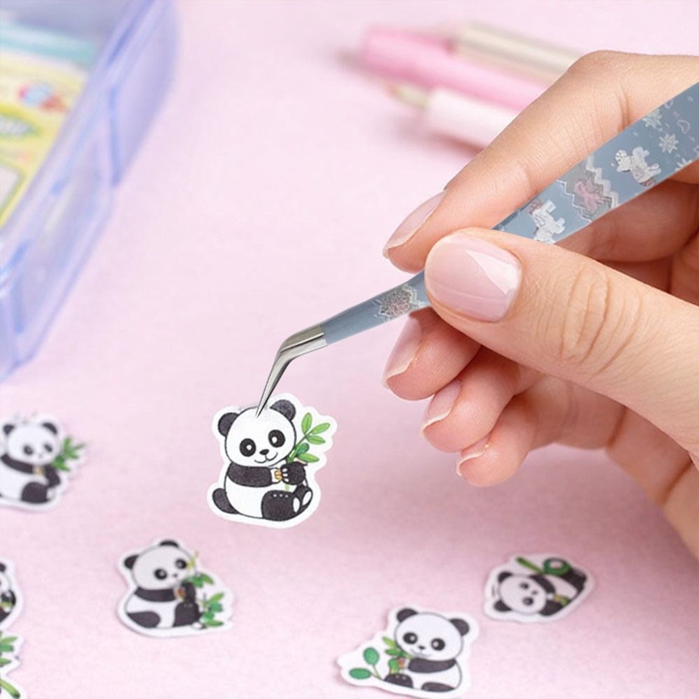 Stainless Steel Curved Sticker - Lash Mapping Sticker ulasan dan harga
