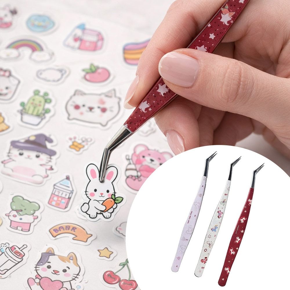 Stainless Steel Curved Sticker - Lash Mapping Sticker ulasan dan harga