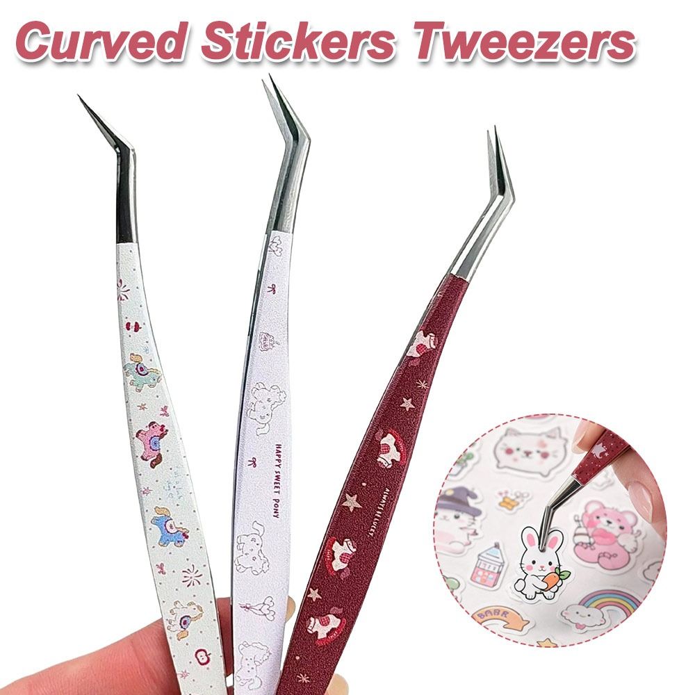 Stainless Steel Curved Sticker - Lash Mapping Sticker ulasan dan harga