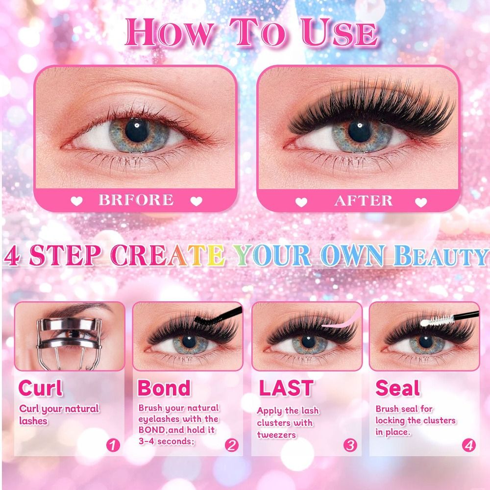 Natural Look False Eyelashes W - Eyelash Extension Natural Look ulasan dan harga