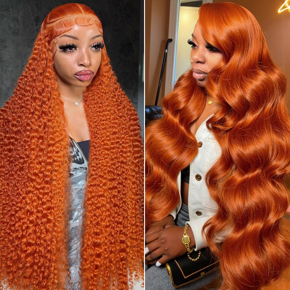 13x6 Ginger Orange Deep Wave L - Eyelash Extension Natural Look ulasan dan harga