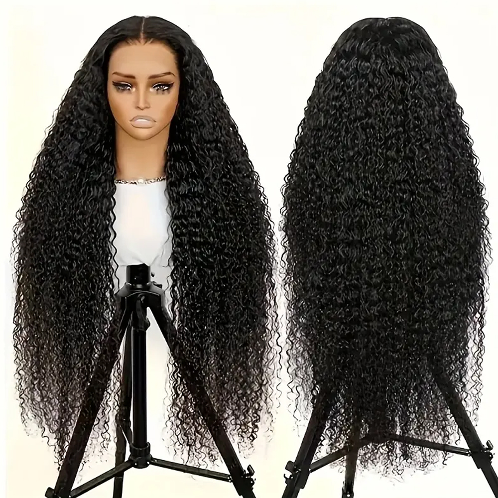 40 42 Inch HD 13x6 Jerry Curly - Eyelash Extension Natural Look ulasan dan harga