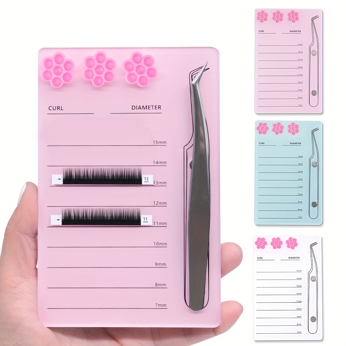 Eyelash Extension Scale Holder - Lash Mapping Sticker ulasan dan harga