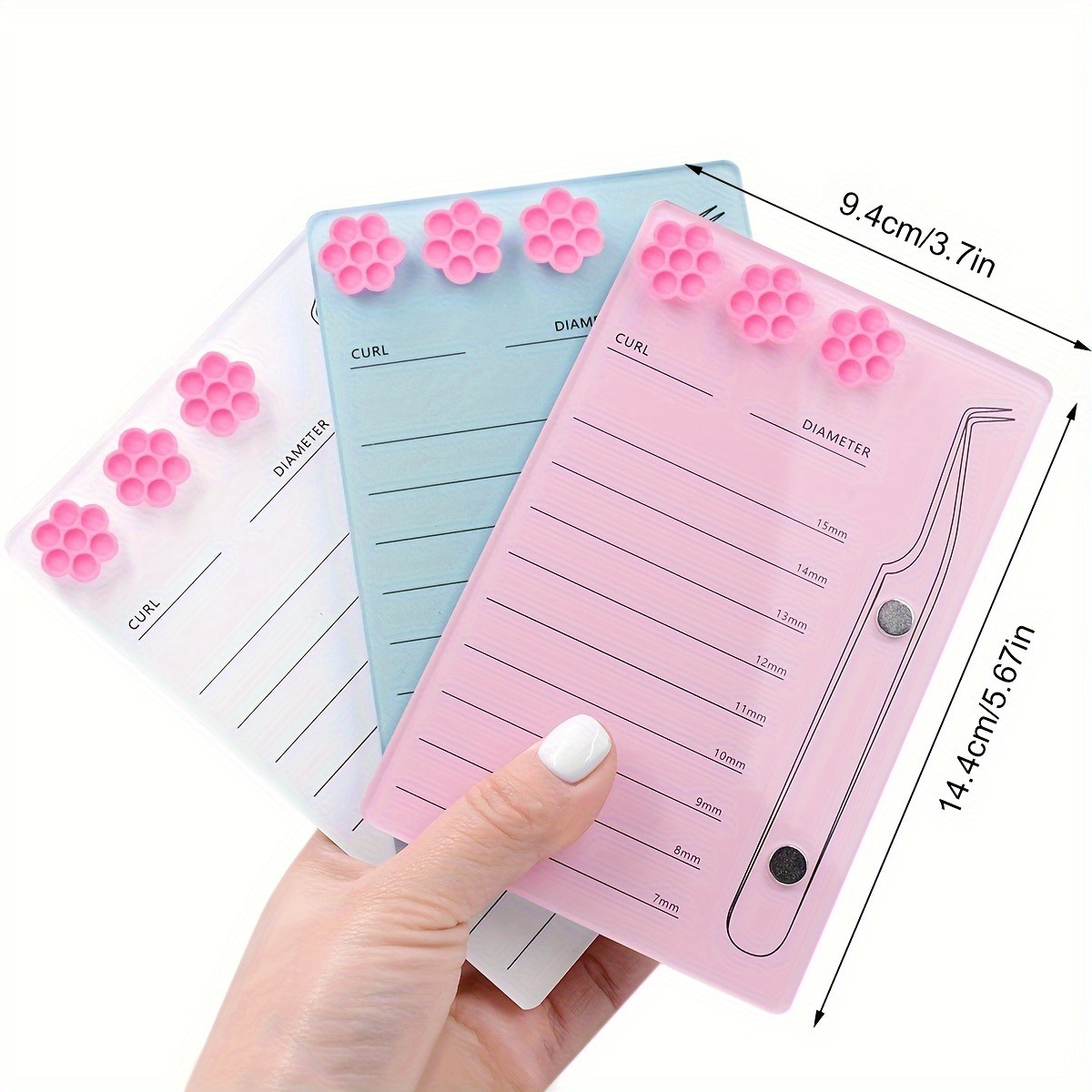 Eyelash Extension Scale Holder - Lash Mapping Sticker ulasan dan harga