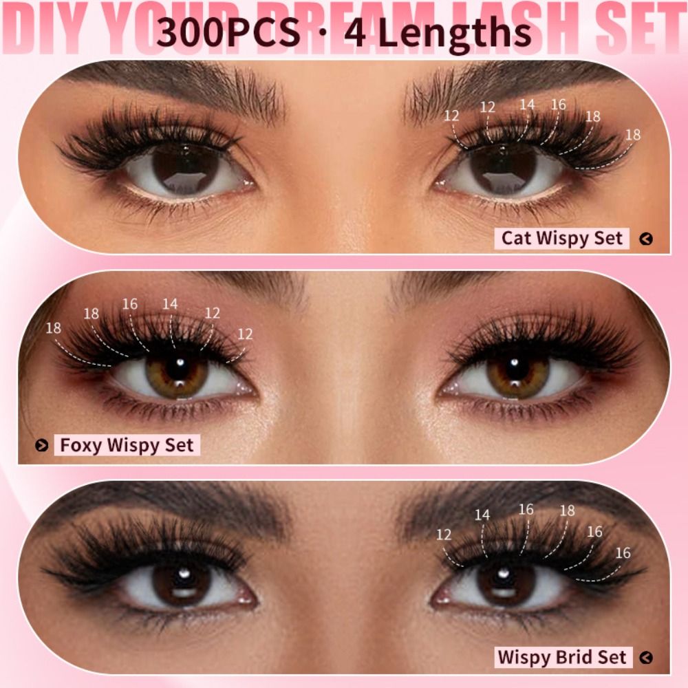 Natural Look False Eyelashes B - Eyelash Extension Natural Look ulasan dan harga