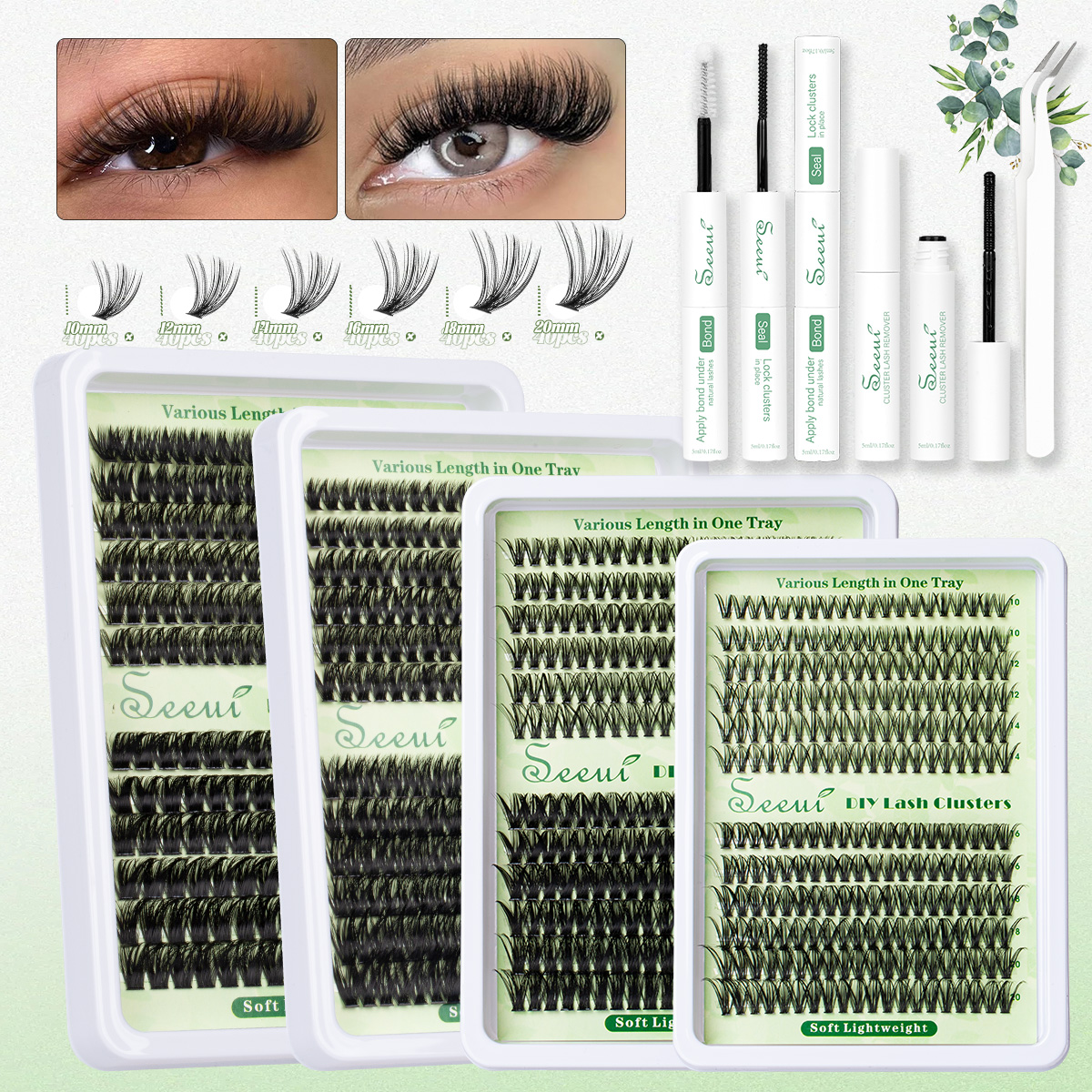 Cluster Lashes Kit Individual  - Eyelash Extension Volume Lashes ulasan dan harga