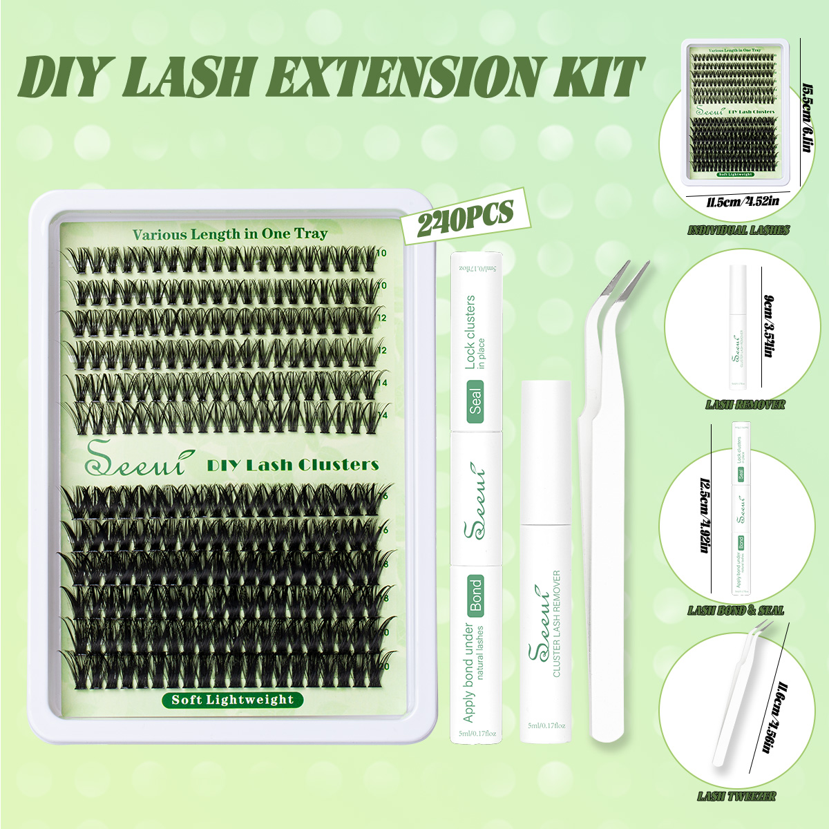 Cluster Lashes Kit Individual  - Eyelash Extension Volume Lashes ulasan dan harga