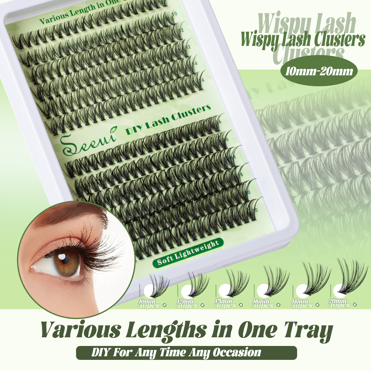 Cluster Lashes Kit Individual  - Eyelash Extension Volume Lashes ulasan dan harga