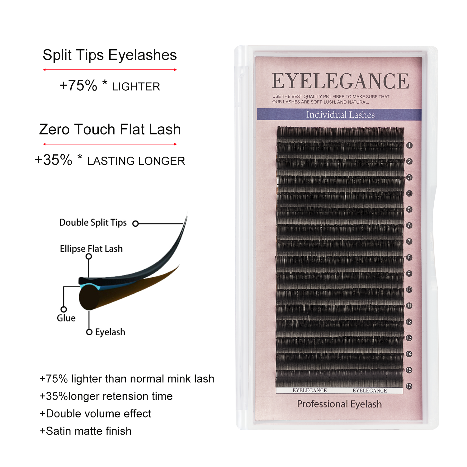 EYELEGAANCE false eyelashes16R - Eyelash Extension Qc ulasan dan harga