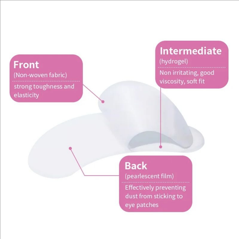 MJ 100 Pairs Eye Pad Eyelash P - Lash Mapping Sticker ulasan dan harga
