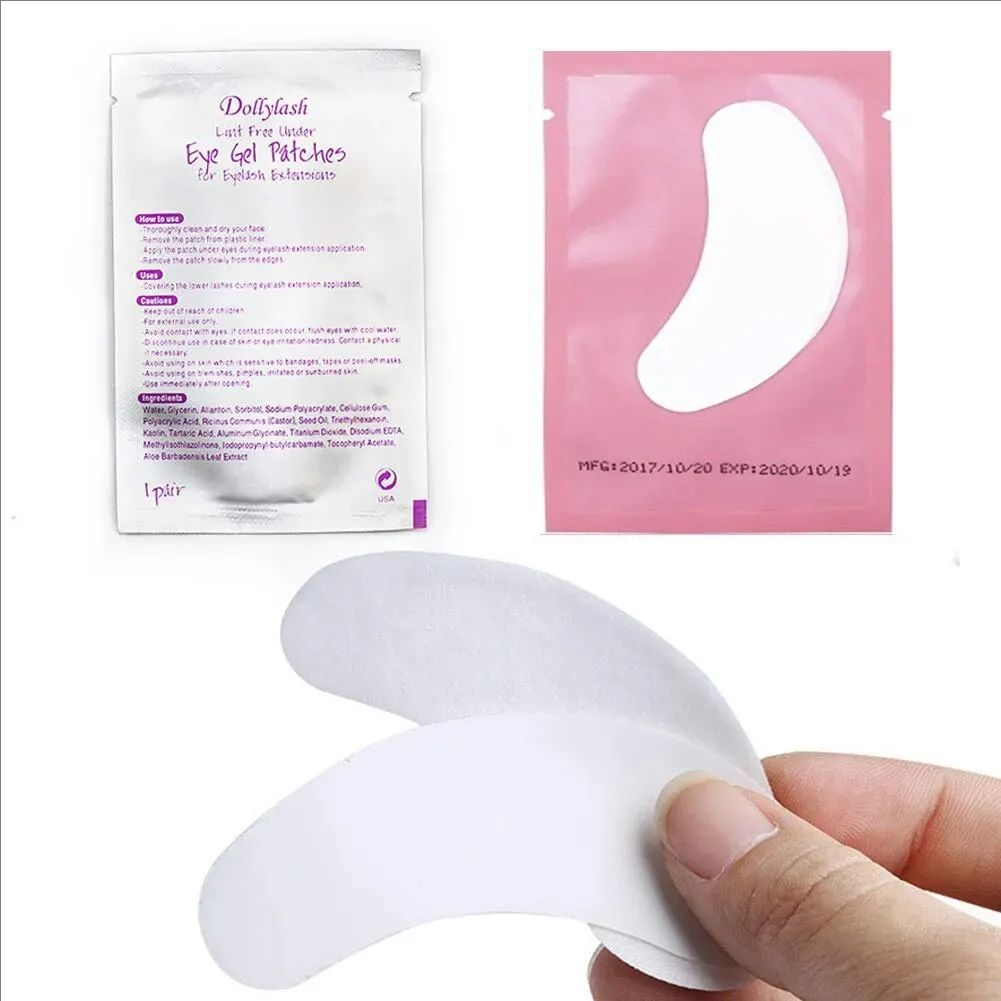 MJ 100 Pairs Eye Pad Eyelash P - Lash Mapping Sticker ulasan dan harga