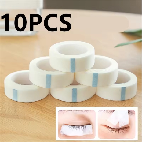 New5/10PCS White Tape Eye Fals - Lash Mapping Sticker ulasan dan harga