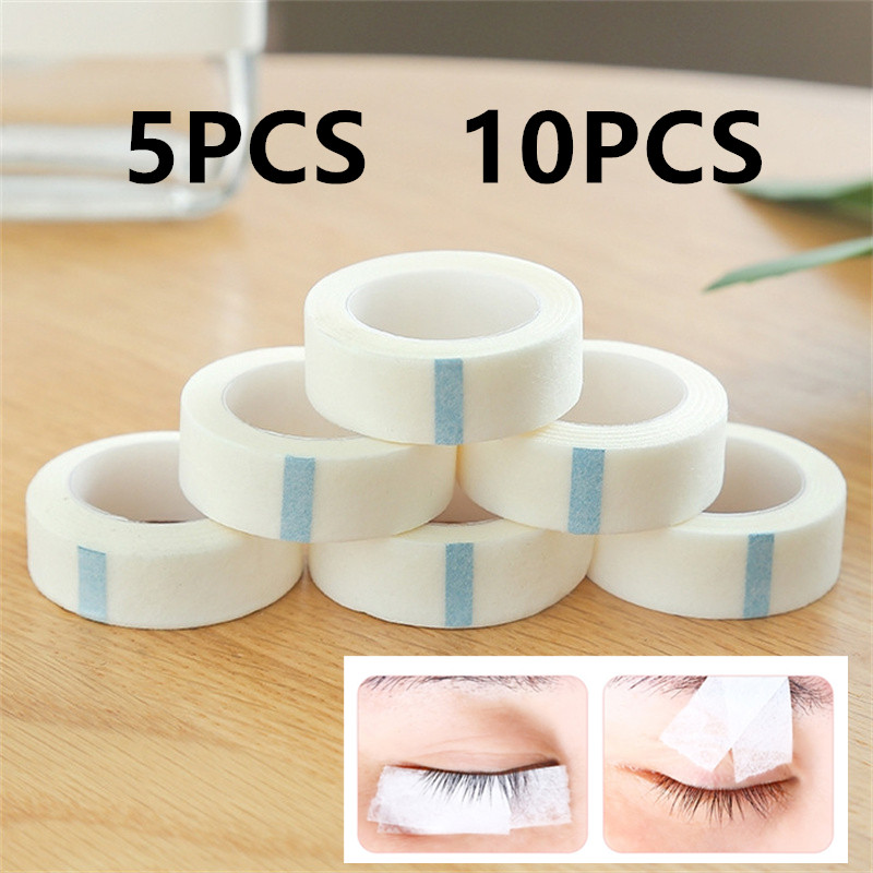 New5/10PCS White Tape Eye Fals - Lash Mapping Sticker ulasan dan harga